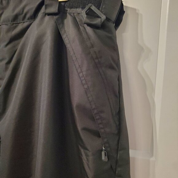 Swiss Tech Men's Black Water Resistant Double Cargo Snow Pants Large (36/38) - Picture 6 of 11